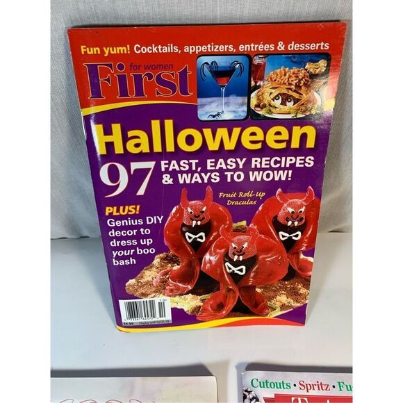 Holiday Recipe Booklets-Christmas Halloween Thanksgiving-2014/2018 EUC Lot of 3 - Picture 5 of 6